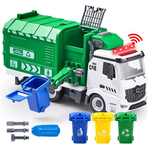 JOYIN Recycling Garbage Truck Toy, Kids DIY Assembly Trash Truck for