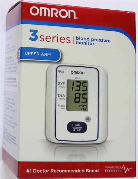 Omron Bp710 Automatic Blood Pressure Monitor Requires 4 Aaa Batteries