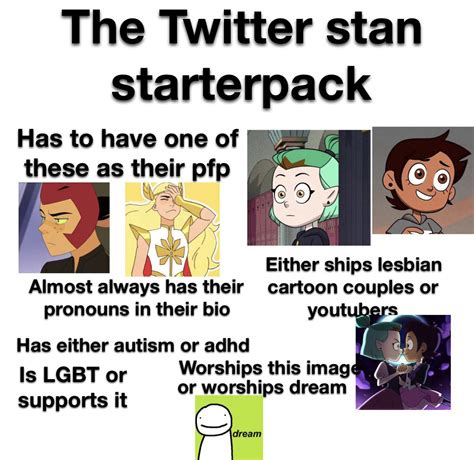 The Twitter Stan Starterpack Rstarterpacks Starter Packs Know Your Meme