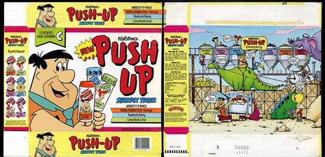 Triple power push pops > introduced: Drumstick Company - NEW - Flintstone's Push-Ups Sherbet ...