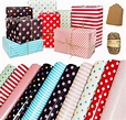 Buy Wrapping Paper Sheets - Folded Flat - 10 Pack Birthday Wrapping ...