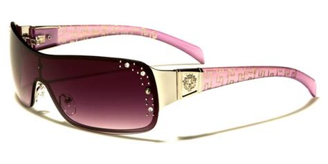 new black designer sunglasses kleo ladies womens girl rimless aviator wrap uv400 ebay