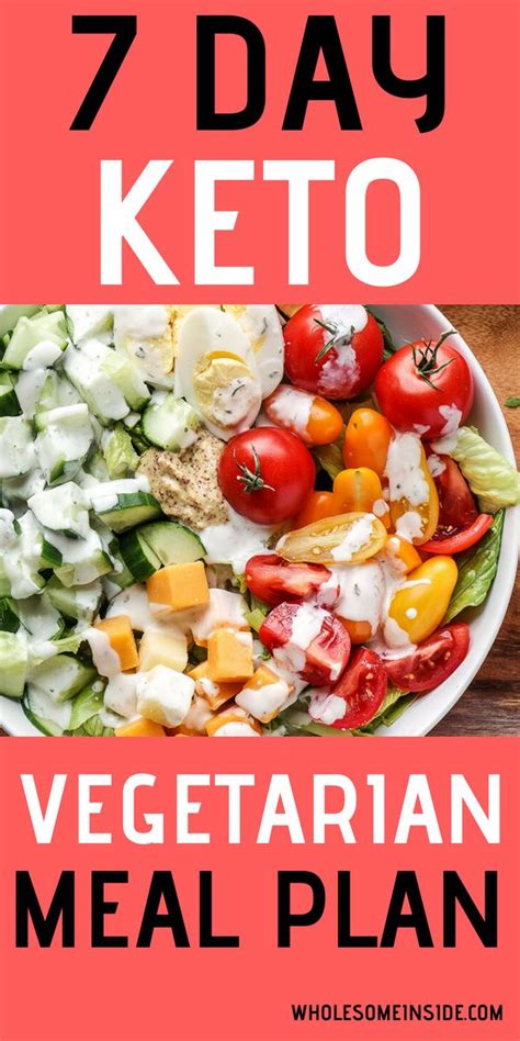 On your lower carb days, eat these types of foods! 7 Day Vegetarian Keto Meal Plan | Vegetarian ketogenic ...