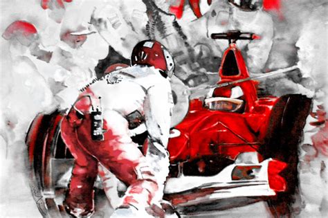 Ferrari Formula 1 Painting By Miki De Goodaboom Artmajeur