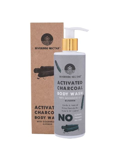 Natural Riverside Nectar Activated Charcoal Body Wash At Best Price Inr
