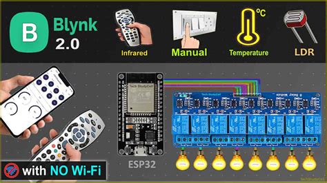 Home Automation Using Iot With Blynk Esp32 Projects 2024