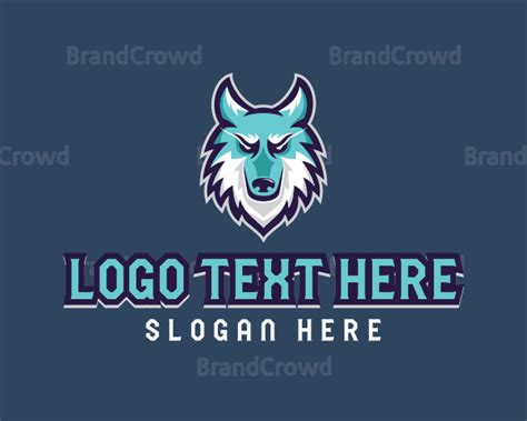 Blue Wolf Gaming Clan Logo Brandcrowd Logo Maker