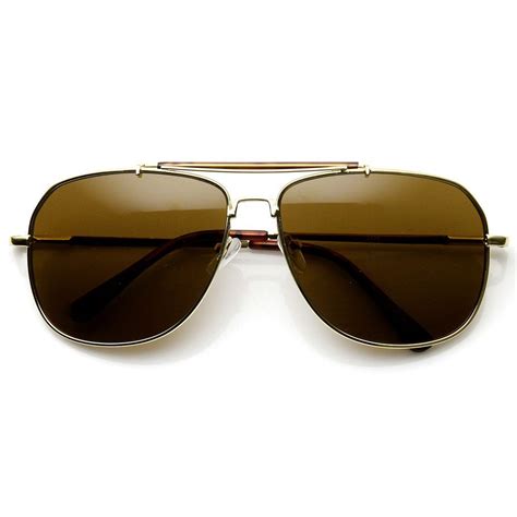 Retro Classic Square Crossbar Metal Aviator Sunglasses 9293 Metal Aviator Sunglasses Metal