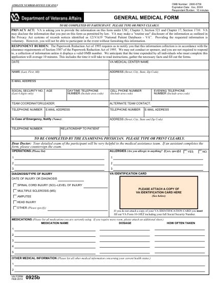 22 General Medical Form Free To Edit Download And Print Cocodoc