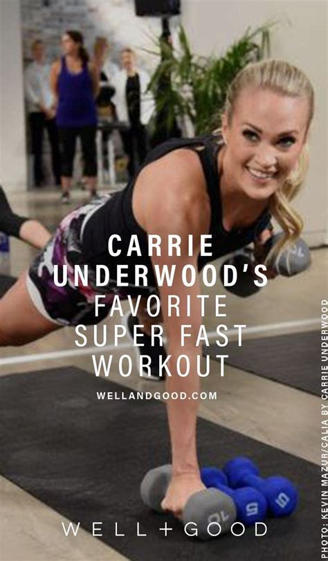 Carrie Underwoods Favorite Workout Is Hiit Wellgood Celebrity