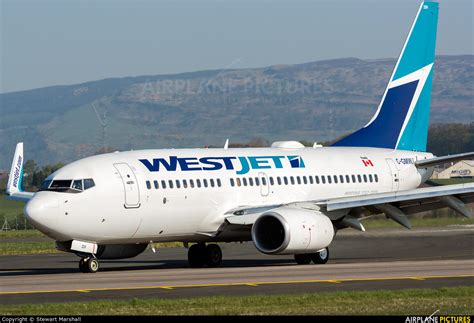 C Gmwj Westjet Airlines Boeing 737 700 At Glasgow Photo Id 717830