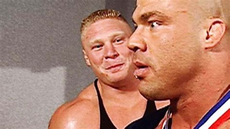Kurt Angle Talks About Brock Lesnars Explosive Power Manhandling Of Zach Gowen Pwmania