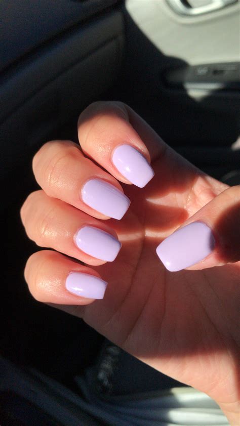 Lavender Nails Short Naniewandy