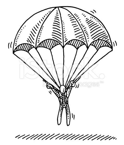 Parachute Sketch At Explore Collection Of