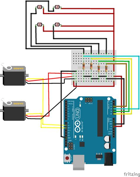 Diy Solar Tracker Arduino Project Ita Arduino Project Hub