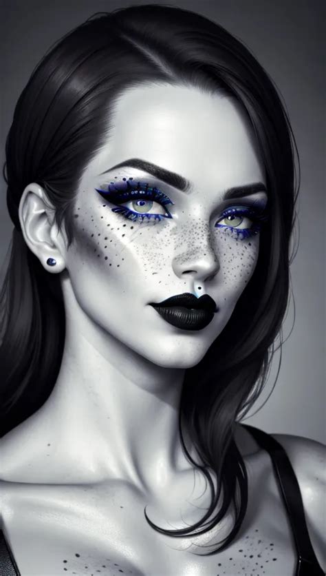 Dopamine Girl Replicate Inspiration Face Freckles Black Lipstick 2zxgwgm1lx8