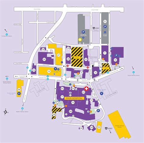 Hospital Map Transport And Parking Sydney Local Health District