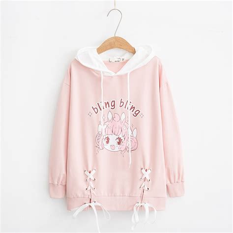 Kawaii Bling Bling Harajuku Hoodie Kawaiitherapy