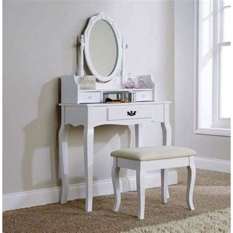 Bring a bit of the. Antique Lumberton Dressing Table White with Matching Stool ...