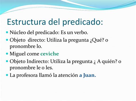 Ppt La OraciÓn Sujeto Y Predicado Powerpoint Presentation Free