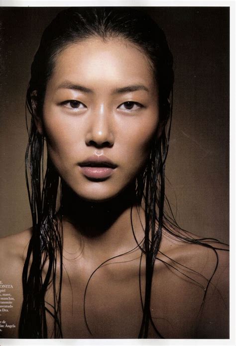 Liu Wen Water Shoot Photography Naked Face Natural Beauty