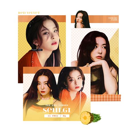 Red Velvet Seulgi The Red Summer Png Pack By Tsukinofleur On