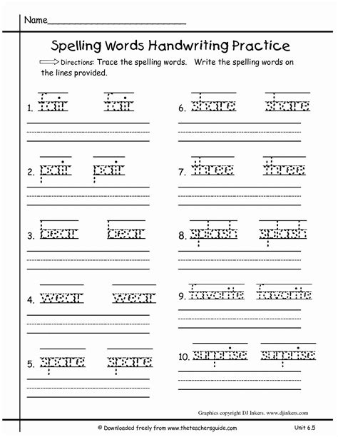1st Grade Writing Worksheets To Download Free Math — Db