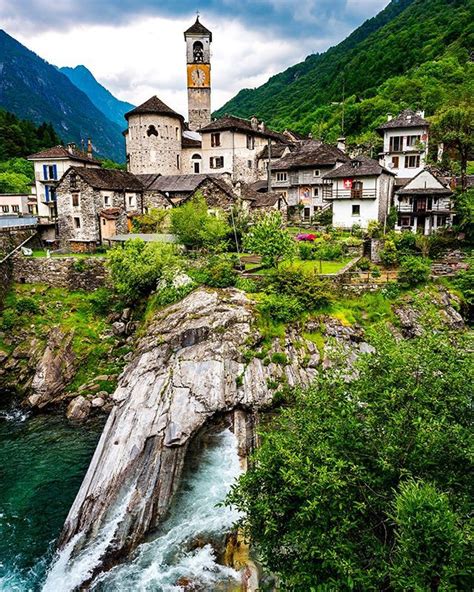 The Dramatic Jade Green Waters Of The Verzasca Valley Make This Swiss