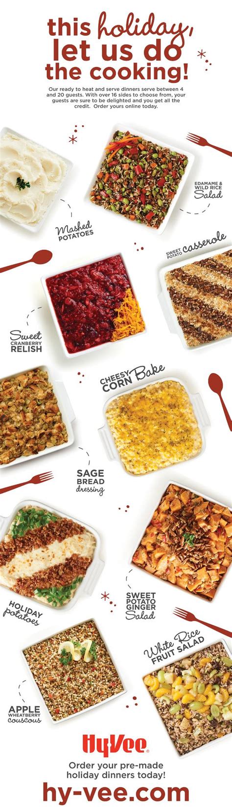 Our classrooms are not exceptions. This #Thanksgiving, let Hy-Vee do all the cooking! Choose from over 16 sides. | Food, Food and ...