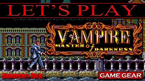 Vampire Master Of Darkness Full Playthrough Sega Game Gear Lets
