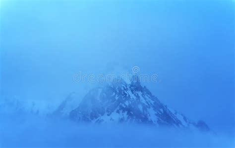 Mountain Surrounded By Clouds Stock Photo Image Of Climbing Asia