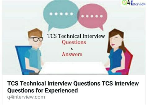 TCS Technical Interview Q A For Freshers Get The List Of The Question Asked In TCS Technical