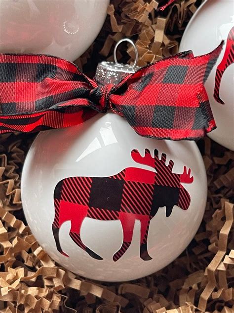 Buffalo Plaid Christmas Ornaments Christmas Ornament Crafts Favorite