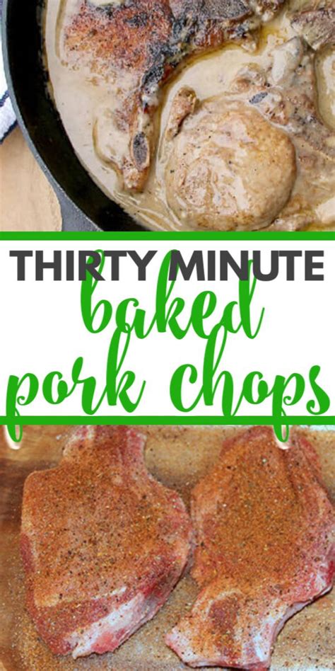 You can use chicken quarters in place of chops or chicken broth in place of water. Quick and easy baked pork chops that are SO YUMMY! Use ...