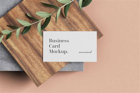 minimal business card mockup psd set good mockups