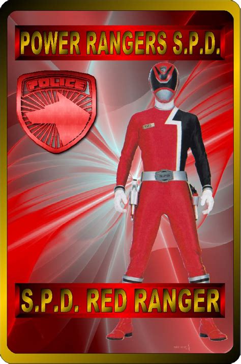 Spd Red Ranger By Rangeranime On Deviantart Power Rangers Super