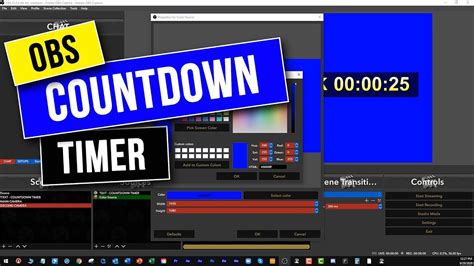 How To Add A Countdown Timer To Obs