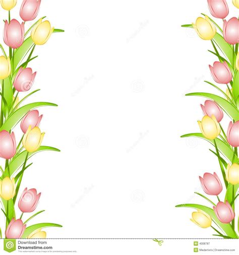 Habrumalas Pink Flower Border Clip Art Images