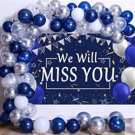 Farewell Party Decorations For Men Women We Will Miss You Banner