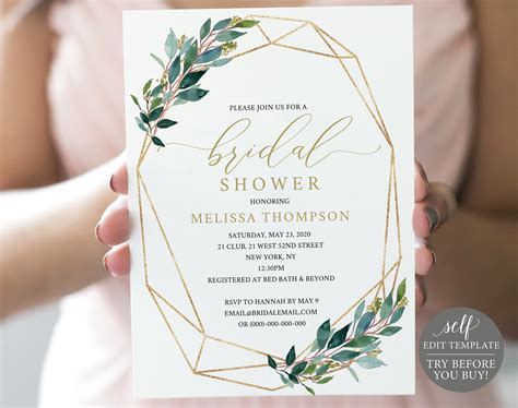 Free Bridal Shower Invitation Templates Elegant Lace Bridal Shower Invitation Template