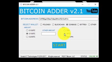 Free Bitcoin Adder Online 2017 Projectdamer