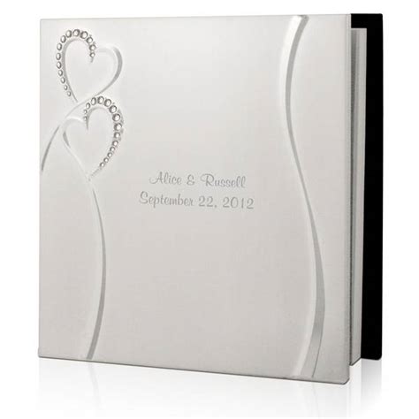Buy silver wedding guest books and get the best deals at the lowest prices on ebay! Personalized Wedding Romance Silver Guest Book