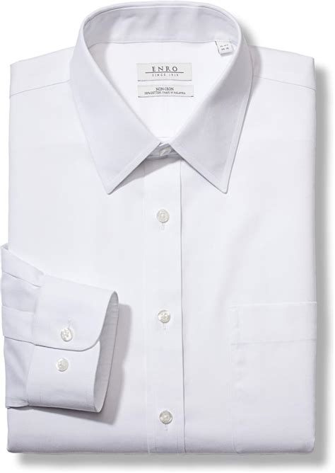 Enro Mens Big And Tall Classic Fit Solid Point Collar Dress Shirt
