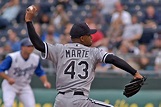 White Sox pitcher Damaso Marte in the eighth inning. | Barry Taylor ...
