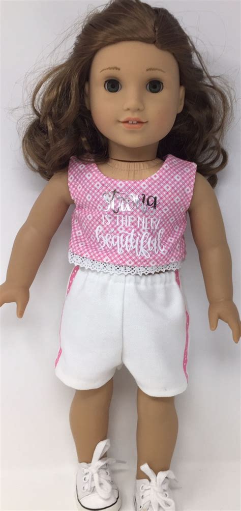 reversible crop top for 18 american girl doll doll clothes american girl girl doll clothes