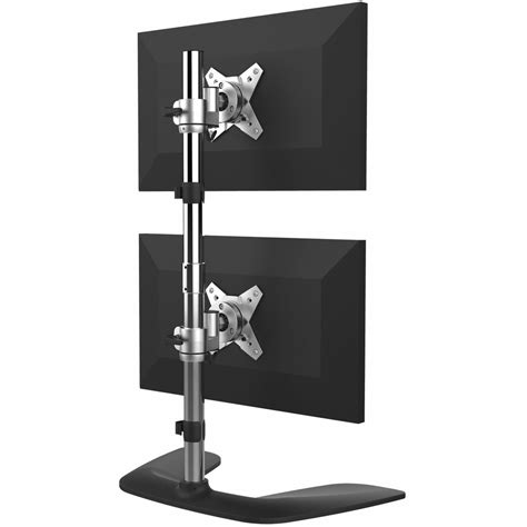 Vertical Dual Monitor Stand Free Standing Height
