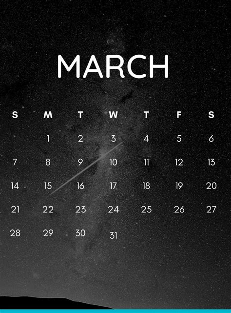 Floral March Calendar 2021 Cute Wallpaper For Desktop Laptop Iphone