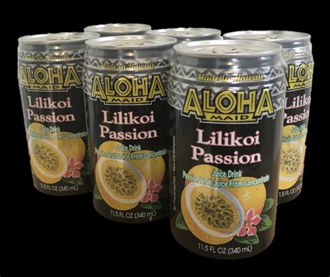 Aloha Maid Lilikoi Passion Drink Oz Weee