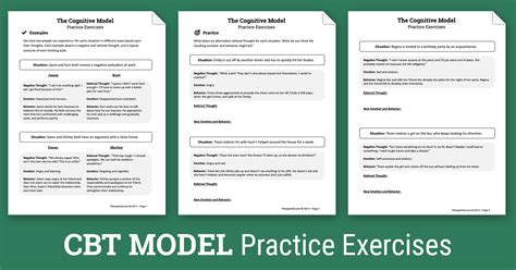 The 5 most popular cognitive stimulation activities for. CBT Practice Exercises (Worksheet) | Therapist Aid