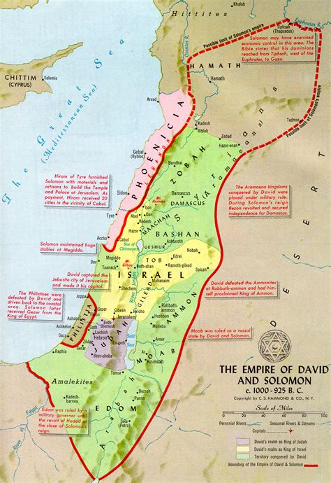 Land God Promised Israel Map